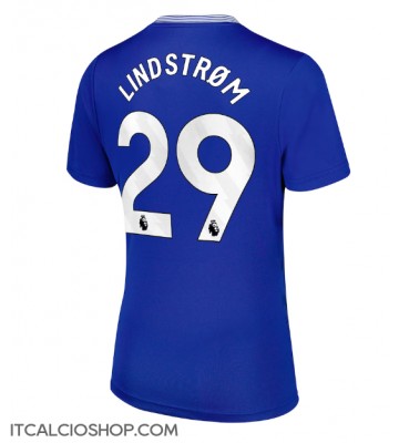 Everton Jesper Lindstrom #29 Prima Maglia Femmina 2024-25 Manica Corta